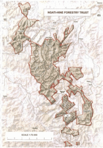 Map of the Ngati Hine Forestry Trust Lands